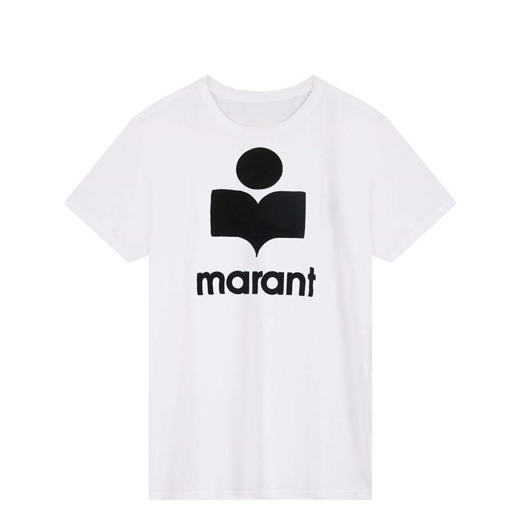 Isabel Marant Etolié Zewel Logo T-shirt, Ecru